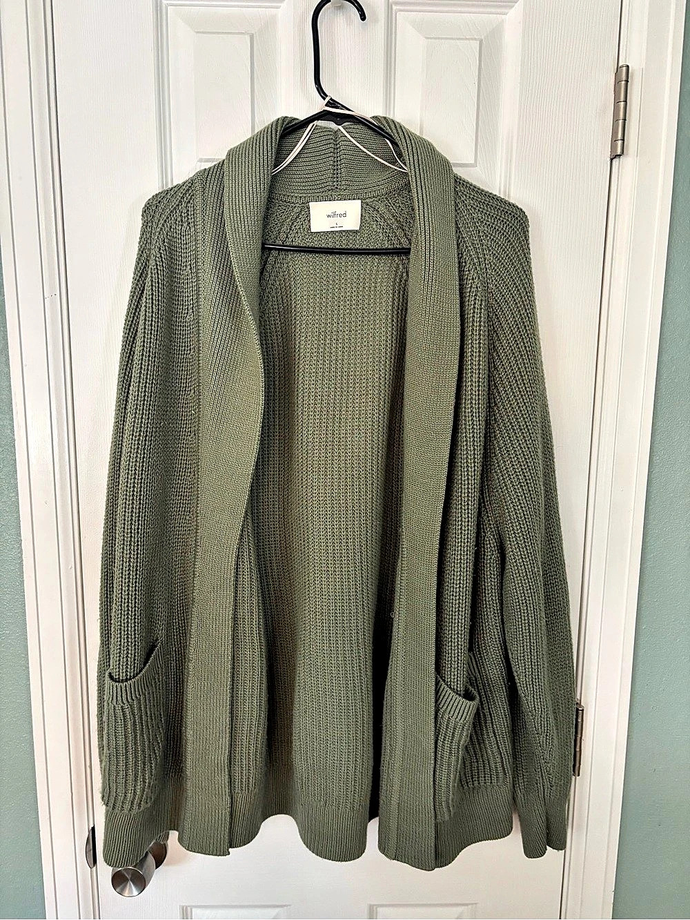 Wilfred Unwind Cardigan Green Size Small